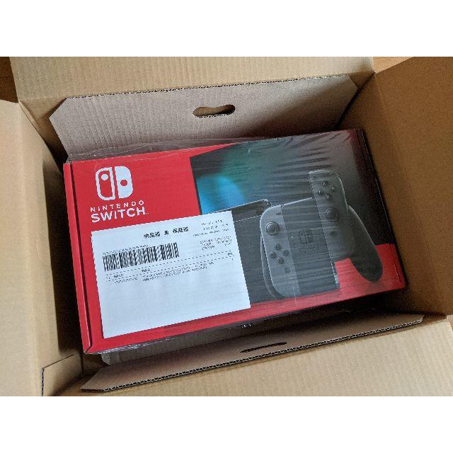 任天堂新品　新型　Nintendo Switch ニンテンドー　スイッチ　本体　グレー