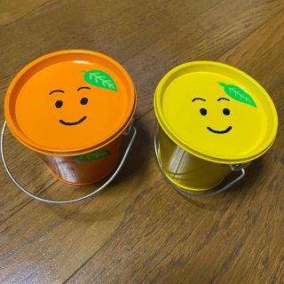 なっちゃん バケツ 缶ケース 小物入れ ×2個セット(小物入れ)