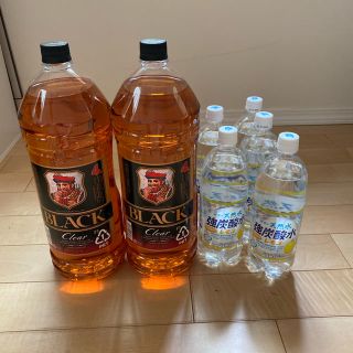 ニッカウイスキー(ニッカウヰスキー)のおまけ付き！ブラックニッカ４０００ml　2本セット(ウイスキー)