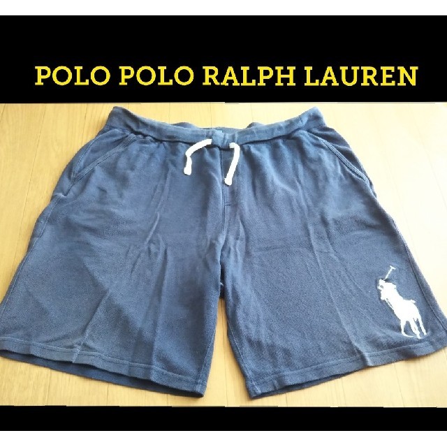 POLO RALPH LAUREN(ポロラルフローレン)の中古/ラルフローレン POLO 紺色 ハーフパンツ XL メンズのパンツ(ショートパンツ)の商品写真