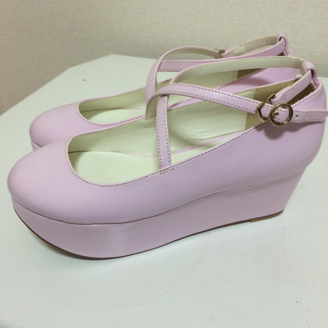 dazzlin(ダズリン)のお値下げダズリンピンク厚底パンプス レディースの靴/シューズ(ハイヒール/パンプス)の商品写真
