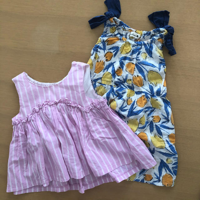 petit main(プティマイン)のプティマイン　ブランシェス 100cm キッズ/ベビー/マタニティのキッズ服女の子用(90cm~)(ワンピース)の商品写真