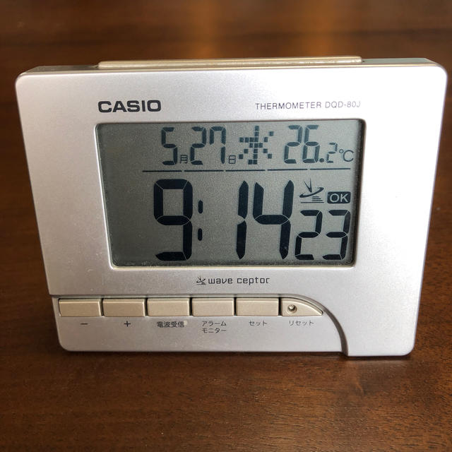 贅沢品 カシオ計算機 電波デジタル置き時計 DQD-5000J-1JF