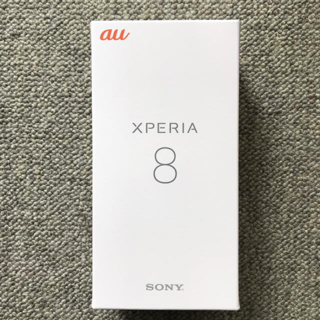 即発送☆au ○判定 Xperia 8 SOV42 ホワイト 新品未使用品☆