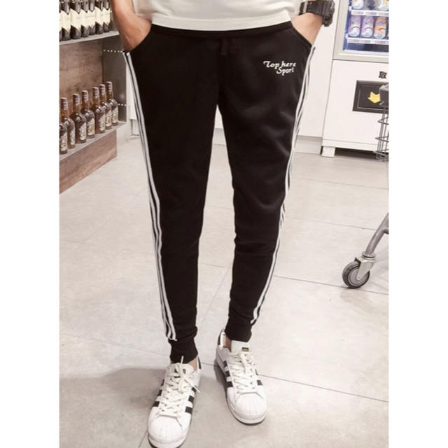 【sale】ジョガーパンツ スウェットパンツ トレーニング ブラック XL メンズのパンツ(その他)の商品写真