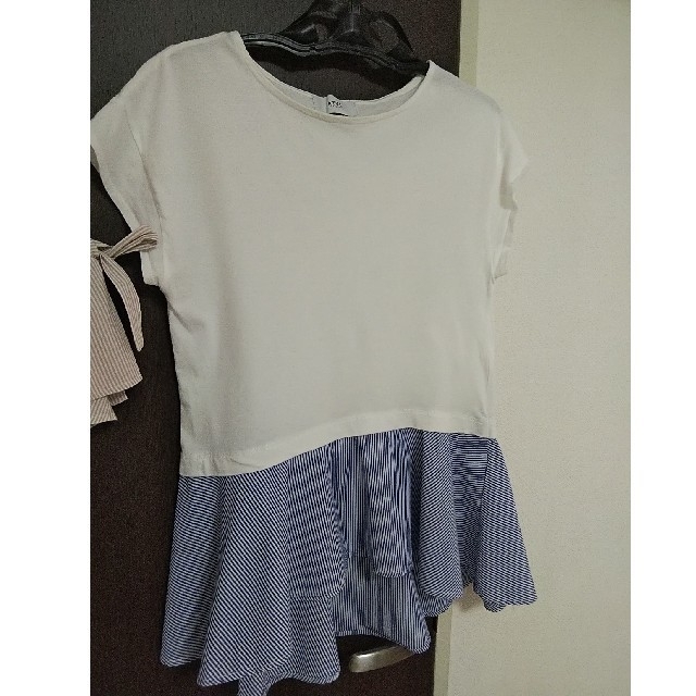 AZUL by moussy(アズールバイマウジー)のトップス 2枚セット レディースのトップス(Tシャツ(半袖/袖なし))の商品写真