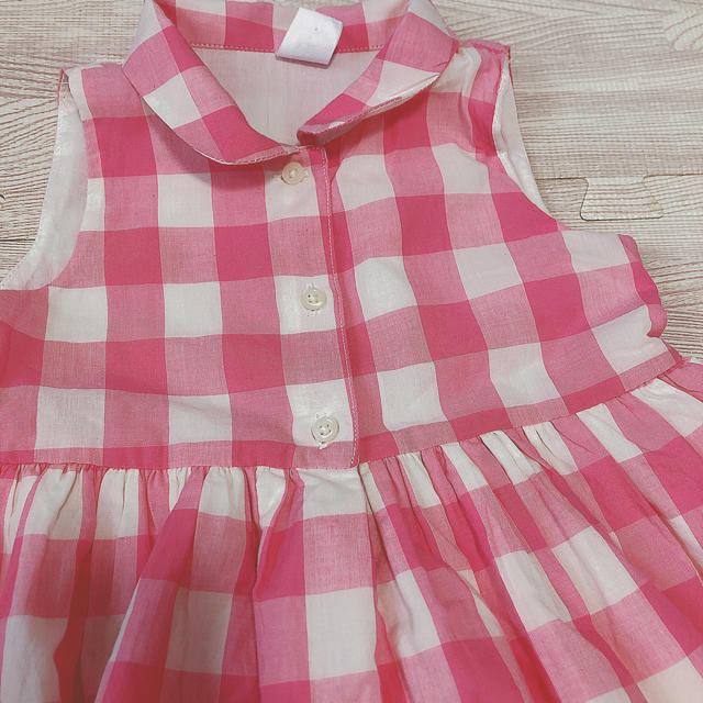 GAP(ギャップ)のGAP ピンク ワンピース 90 キッズ/ベビー/マタニティのキッズ服女の子用(90cm~)(ワンピース)の商品写真