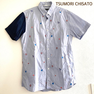 ツモリチサト(TSUMORI CHISATO)の週末値下ツモリチサトTSUMORI CHISATO メンズハピネス刺繍シャツ(シャツ)