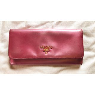 プラダ(PRADA)のPRADA 長財布★ピンク(財布)