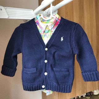 ラルフローレン(Ralph Lauren)のラルフローレン　シャツ、カーディガンセット(シャツ/カットソー)