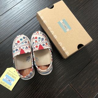 トムズ(TOMS)のTOMS☆トムズ　14cm スリッポン　かわいい　新品(スリッポン)