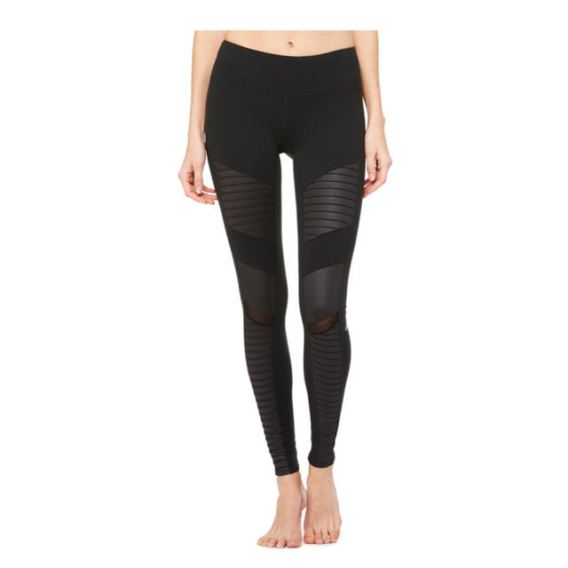 lululemon(ルルレモン)の新品　aloyoga アロヨガ　レギンス　MOTO LEGGINGS黒XS レディースのレディース その他(その他)の商品写真