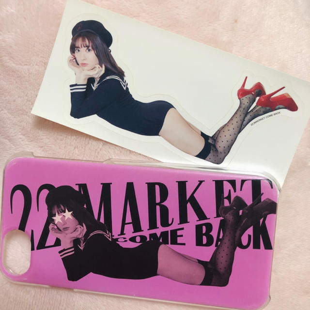 AKB48(エーケービーフォーティーエイト)の【最終値下げ!】22market iPhoneケース スマホ/家電/カメラのスマホアクセサリー(iPhoneケース)の商品写真