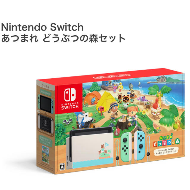 新品　Nintendo Switch あつまれ　どうぶつの森セット