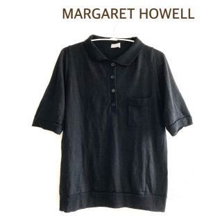 マーガレットハウエル(MARGARET HOWELL)の本日限定値下マーガレットハウエルMARGARET HOWELL 半袖カシミアポロ(シャツ/ブラウス(半袖/袖なし))