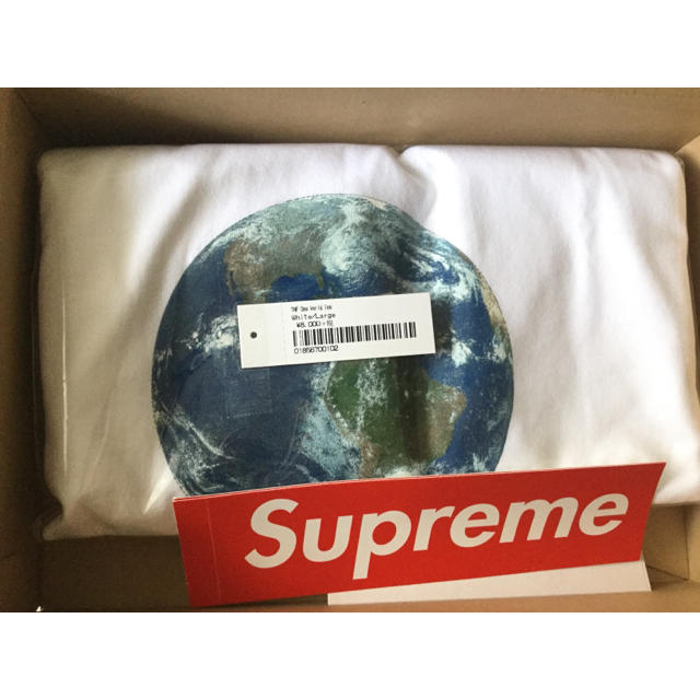 Supreme(シュプリーム)のsupreme north face one world tee L white メンズのトップス(Tシャツ/カットソー(半袖/袖なし))の商品写真