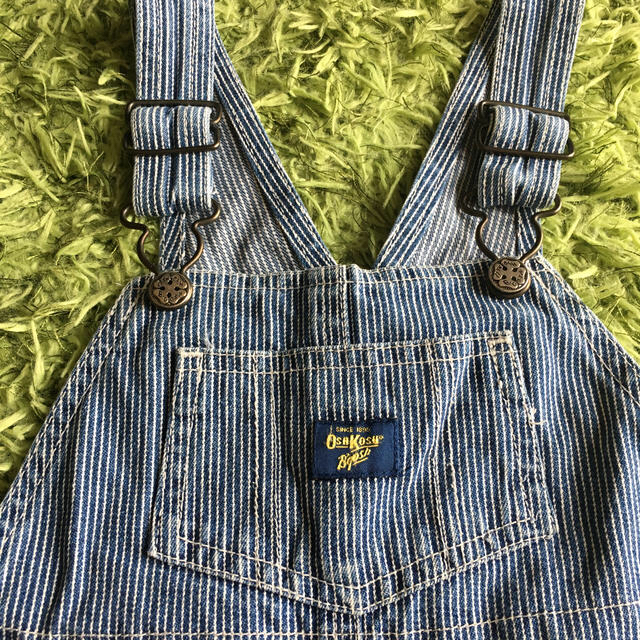 OshKosh(オシュコシュ)のオシュコシュ ヒッコリー オーバーオール 95 キッズ/ベビー/マタニティのキッズ服男の子用(90cm~)(その他)の商品写真