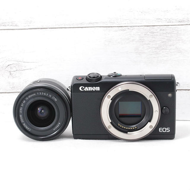 Canon(キヤノン)の❤️カメラバッグ付き❤️Wi-Fi搭載❤️Canon EOS M100 スマホ/家電/カメラのカメラ(ミラーレス一眼)の商品写真