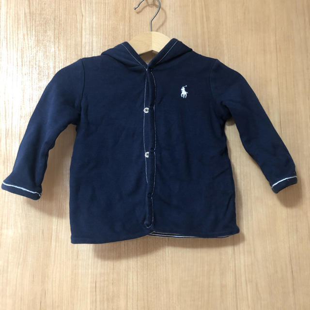 Ralph Lauren(ラルフローレン)のラルフローレン　リバーシブルパーカー キッズ/ベビー/マタニティのベビー服(~85cm)(ジャケット/コート)の商品写真