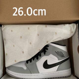 ナイキ(NIKE)のららら様専用AIR JORDAN1 MID GREY 26.0(スニーカー)