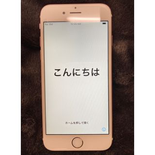 アイフォーン(iPhone)の【 美品 】iPhone 6s　128GB　ローズゴールド　SIMロック解除済(スマートフォン本体)