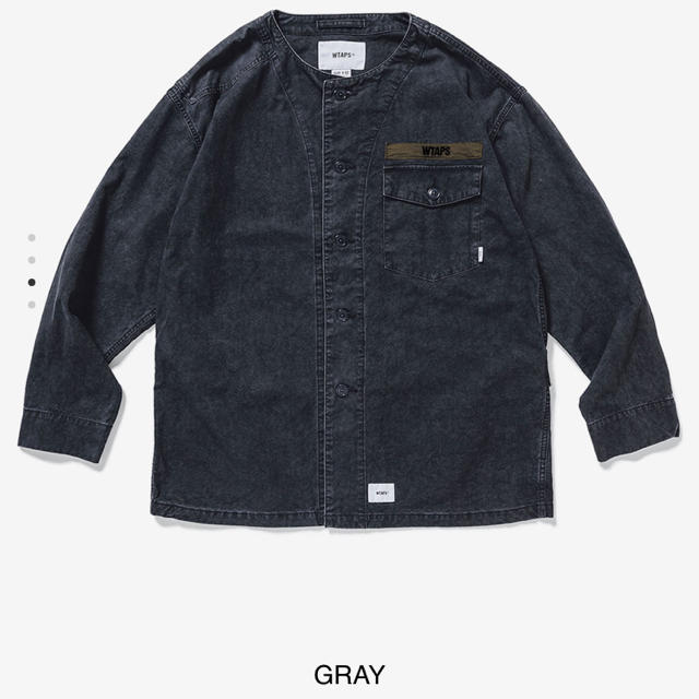 (サイズM) 20SS WTAPS SCOUT LS SHIRT GRAY