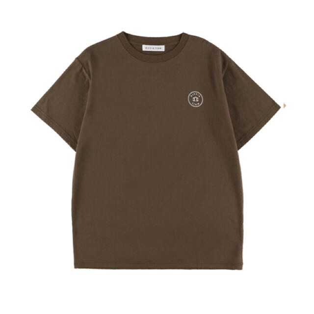 ALEXIA STAM(アリシアスタン)のALEXIA STAM Circle Logo Print Tee Brown レディースのトップス(Tシャツ(半袖/袖なし))の商品写真