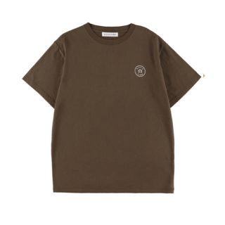 アリシアスタン(ALEXIA STAM)のALEXIA STAM Circle Logo Print Tee Brown(Tシャツ(半袖/袖なし))