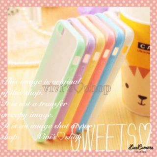 No.14❤︎sweet♡キャンディーカラー＊クリアーケース(iPhoneケース)