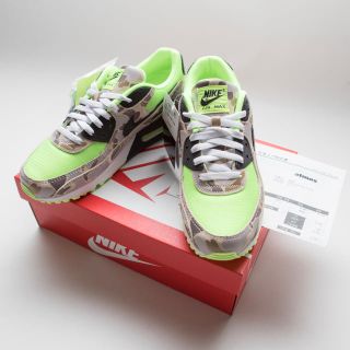 ナイキ(NIKE)のNIKE AIR MAX アトモス エアマックス90 グリーン カモ 27.5(スニーカー)