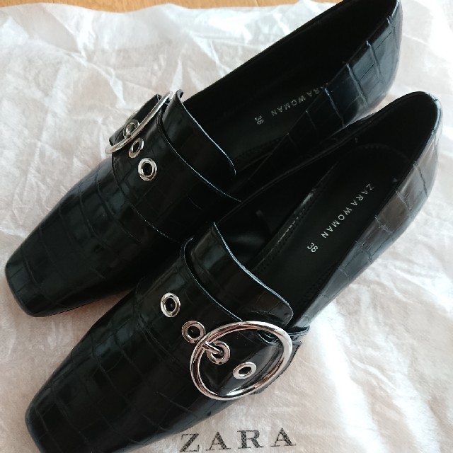 ZARA(ザラ)のzara　ローファー レディースの靴/シューズ(ローファー/革靴)の商品写真