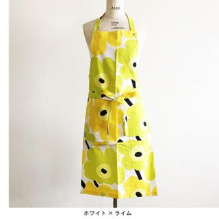 マリメッコ(marimekko)のマリメッコ　エプロン美品(お食事エプロン)