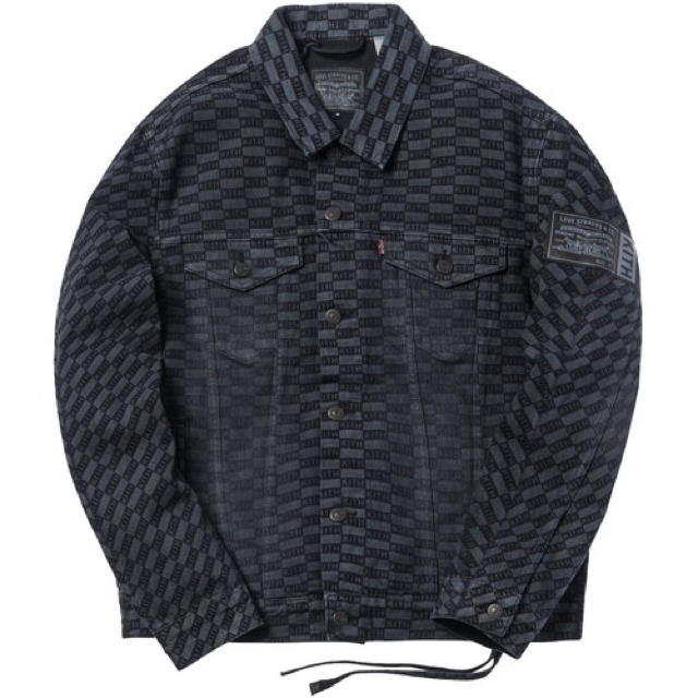 Supreme(シュプリーム)のkith levis デニムジャケット　黒　ブラック クマ様専用 メンズのジャケット/アウター(Gジャン/デニムジャケット)の商品写真