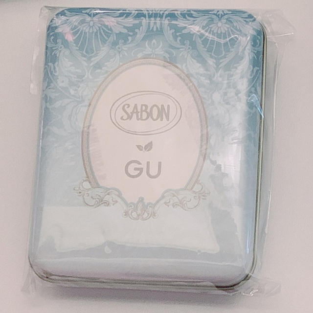 GU(ジーユー)のGU SABON コラボ ノベルティ 缶 レディースのルームウェア/パジャマ(パジャマ)の商品写真