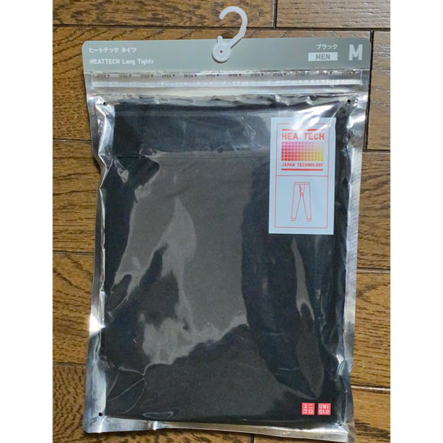 日本製ユニクロ メンズ タイツ ヒートテック 黒 ブラック Mサイズ 未開封 新品