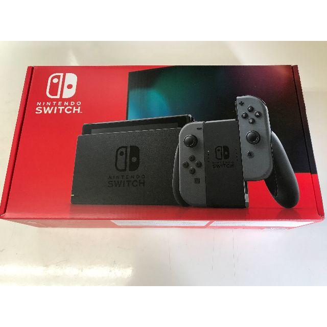 新品　未使用　任天堂　switch グレー　スイッチ