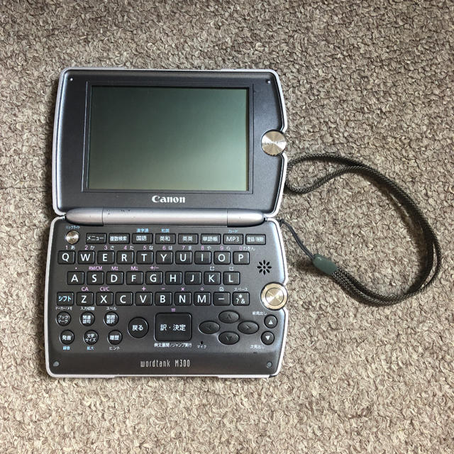 canon wordtank m300 mp3プレイヤー機能付電子辞書 | フリマアプリ ラクマ