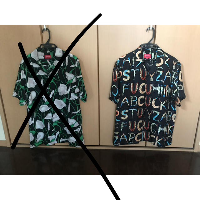 supreme alphabet silk shirt 1