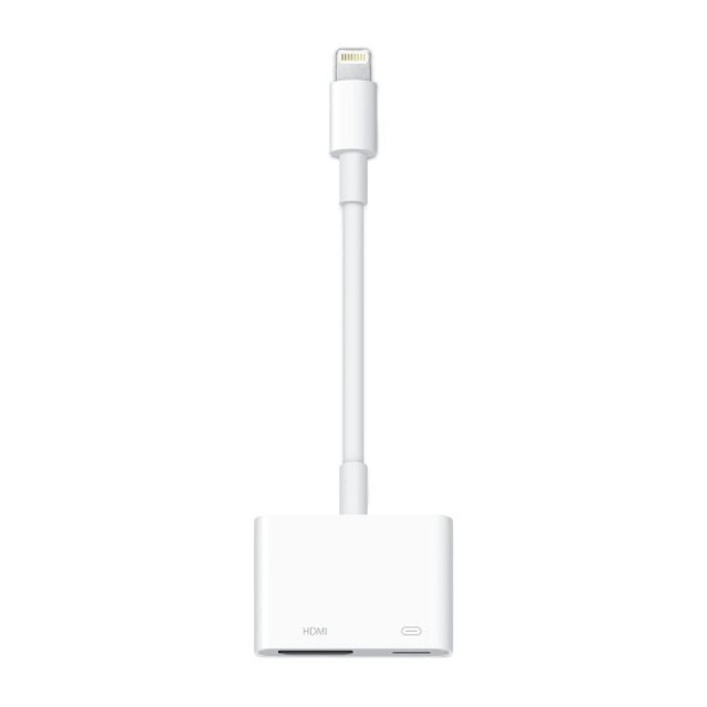 Apple(アップル)のApple Digital AV Adapter MD826AM/A スマホ/家電/カメラのテレビ/映像機器(映像用ケーブル)の商品写真