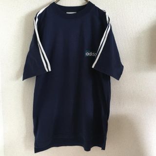 アディダス(adidas)の90s adidas【アディダス】ブランドネームプリントTシャツ！ビンテージ！(Tシャツ/カットソー(七分/長袖))