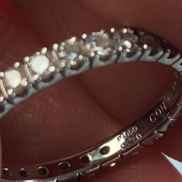 pt950 ダイヤモンドのフルエタニティー　リング レディースのアクセサリー(リング(指輪))の商品写真
