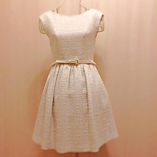 ジルスチュアート(JILLSTUART)のJILL STUARTツイードワンピース(ひざ丈ワンピース)