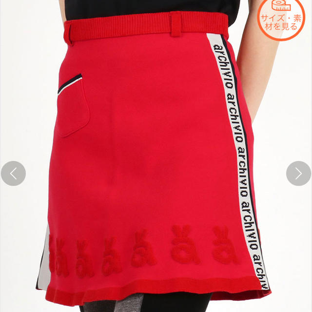 archivio 裾Rabbit SIDEラインニットスカート スポーツ/アウトドアのゴルフ(ウエア)の商品写真