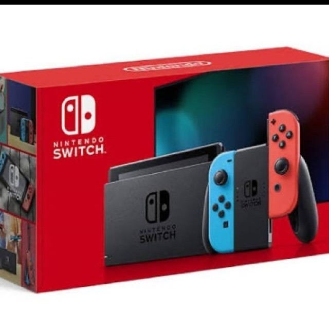 家庭用ゲーム機本体Nintendo Switch 新モデル ネオンブルー/ネオンレッド