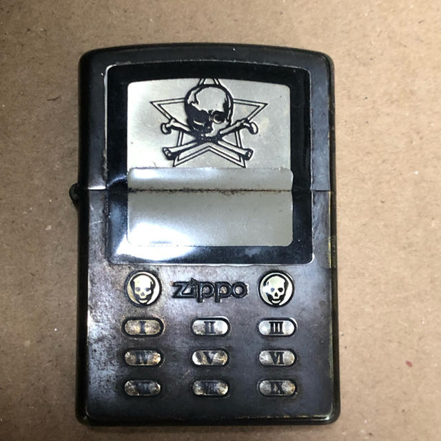 スカル　zippo  メンズのファッション小物(タバコグッズ)の商品写真