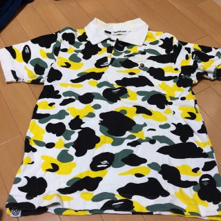 アベイシングエイプ(A BATHING APE)のapeカモ柄ポロシャツ(ポロシャツ)