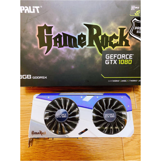 赤字！！美品　NVIDIA Palit GTX1080 グラボ200W推奨システム電力