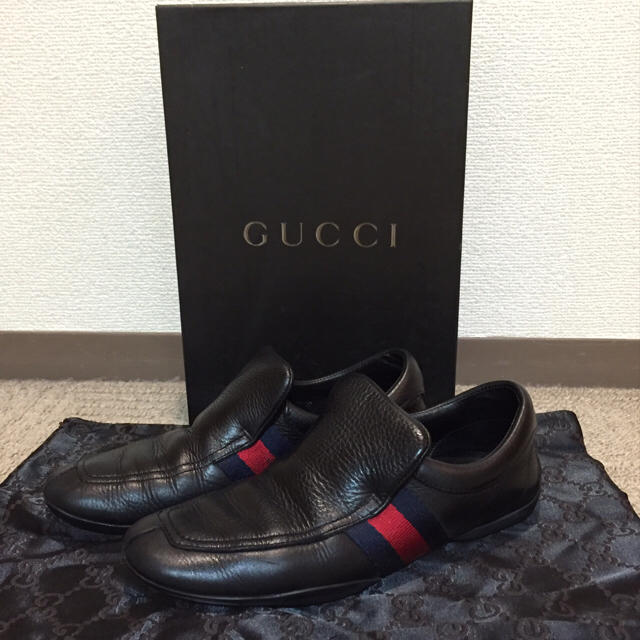 Gucci(グッチ)のGUCCI グッチ レザーシューズ レディースの靴/シューズ(スリッポン/モカシン)の商品写真