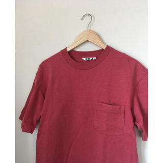 ユニクロ(UNIQLO)のユニクロU オーバーサイズTシャツ　ピンク(Tシャツ/カットソー(半袖/袖なし))