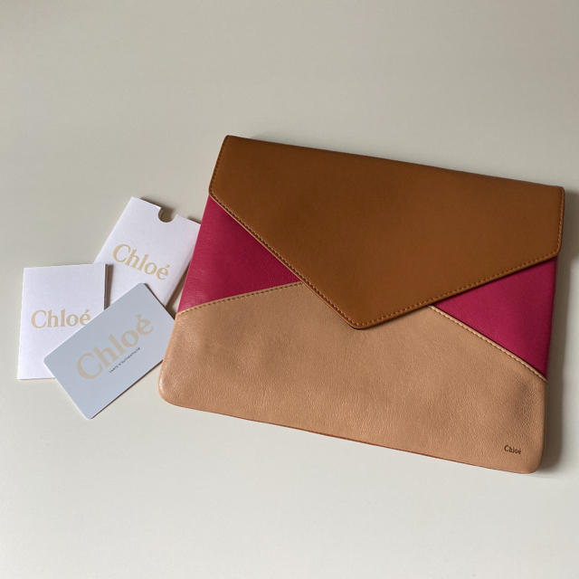 Chloe クロエ パッチワーク クラッチバッグ 未使用